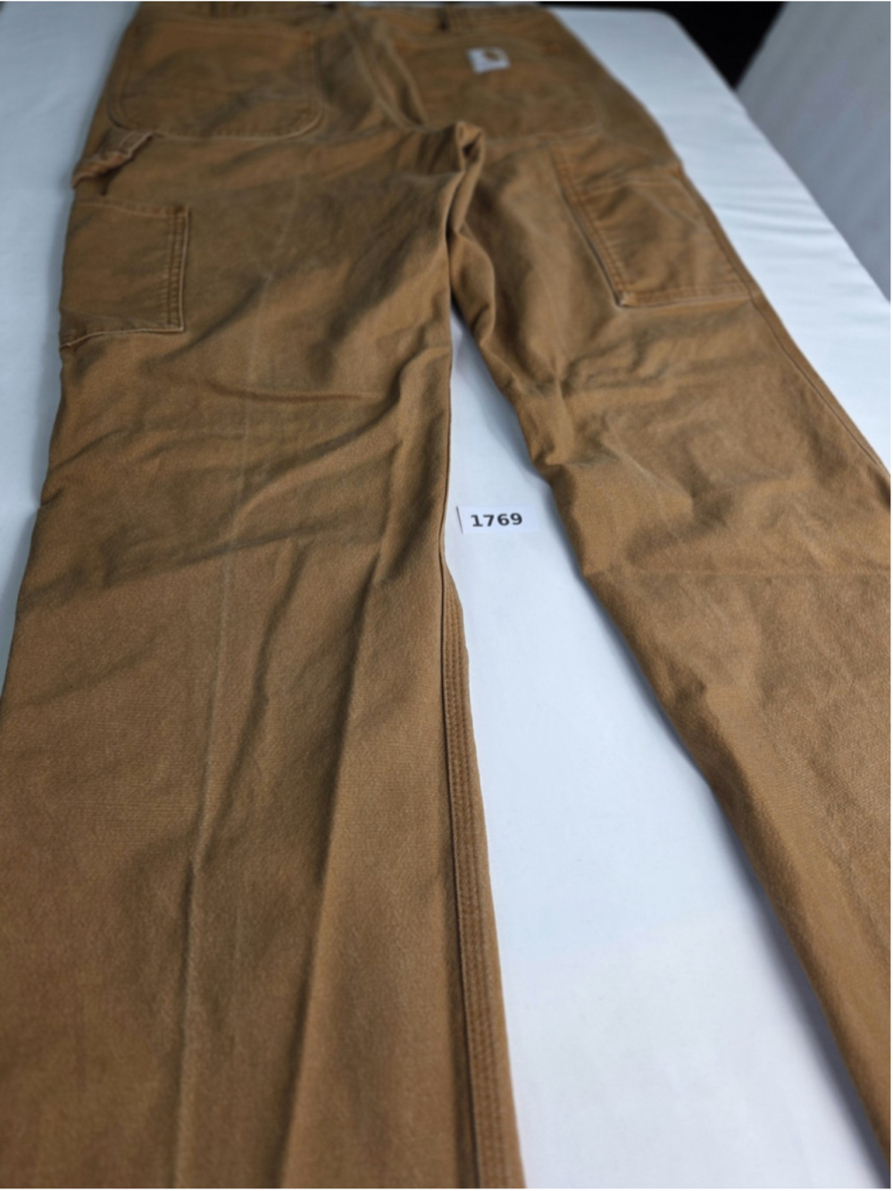Carhartt Men’s Relaxed Fit Work Pants Brown 32x34 Carpenter Utility #1769